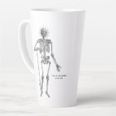 Tasse Latte Je suis Skeleton ! (Angle gauche)