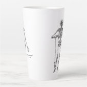 Tasse Latte Je suis Skeleton ! (Devant)