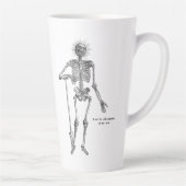Tasse Latte Je suis Skeleton ! (Droite)