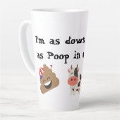 Tasse Latte Je suis sur Terre (Angle gauche)