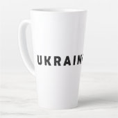 Tasse Latte Je suis ukrainien (Angle gauche)