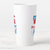 Tasse Latte Je suis une infirmière Vous aviez raison une infir (Devant)