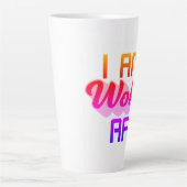Tasse Latte Je suis Woke AF ! (Devant)