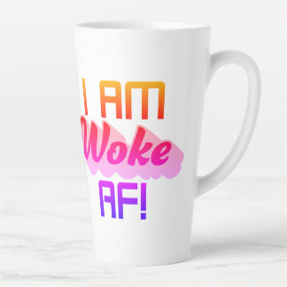 Tasse Latte Je suis Woke AF !
