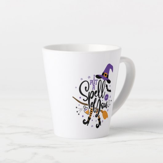 Tasse Latte Je T'Ai Mis Un sort (Angle droit)