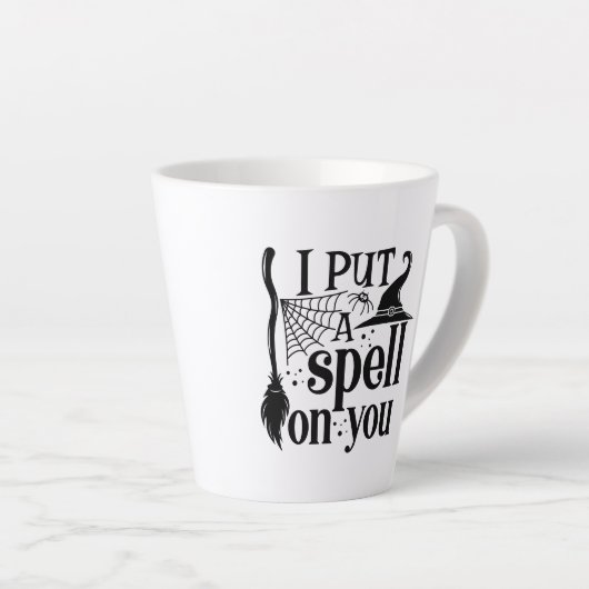 Tasse Latte "Je T'Ai Mis Un sort" (Angle droit)