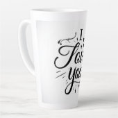 Tasse Latte je t'aime (Angle gauche)