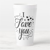 Tasse Latte je t'aime (Devant)