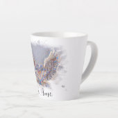 Tasse Latte *~* Je t'aime Ange de Coeur Ailes AP78 Ti Amo (Angle droit)