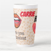 Tasse Latte Je t'aime le plus (Devant)