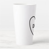 Tasse Latte Je t'aime papa l Fête des pères (Devant)