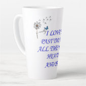 Tasse Latte Je T'Aime Passer La Lune Jusqu'Au Ciel (Angle gauche)