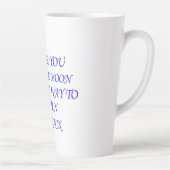 Tasse Latte Je T'Aime Passer La Lune Jusqu'Au Ciel (Droite)