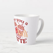 Tasse Latte Je T'Aime Un Latte (Angle droit)