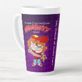 Tasse Latte Je vais faire quelque chose de vilain aujourd'hui (Angle gauche)