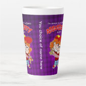 Tasse Latte Je vais faire quelque chose de vilain aujourd'hui (Devant)