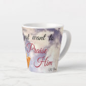 Tasse Latte "Je Veux Juste Le Louer" (Angle droit)