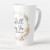 Tasse Latte Je Vous Porterai De La Musique (Angle droit)