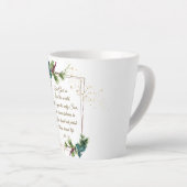 Tasse Latte Jean 3:16 Dieu a tellement aimé le Noël mondial (Angle droit)