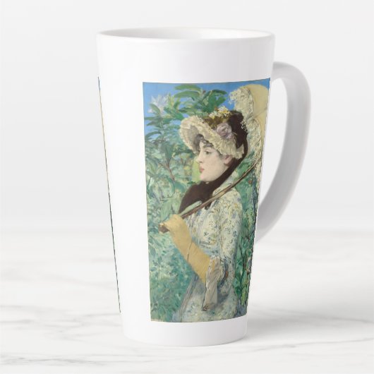 Tasse Latte Jeanne (printemps) Edouard Manet (Angle droit)