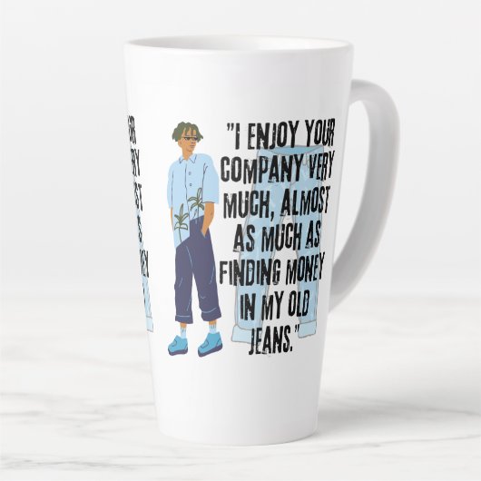 TASSE LATTE JEANS CITE (Angle droit)