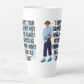 TASSE LATTE JEANS CITE (Devant)