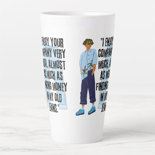 TASSE LATTE JEANS CITE (Devant)