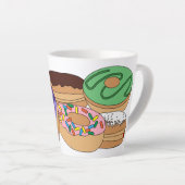 Tasse Latte Jelly Donut (Angle droit)