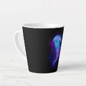 Tasse Latte Jellyfish éclatante couleur (Angle gauche)