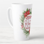 Tasse Latte Jésus est la raison de la saison Noël (Angle gauche)