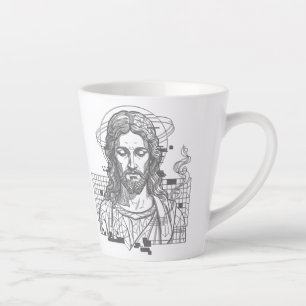 Tasse Latte Jésus Grille Rétro Roi des Rois Apocalypse 19:16