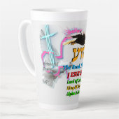 Tasse Latte Jesus The Way ,The Truth. Life! Lion Of Judah (Angle gauche)