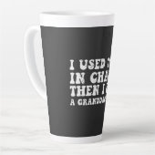 Tasse Latte J'étais responsable puis j'ai eu une fille (Angle gauche)