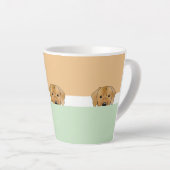 Tasse Latte "Jeter un coup d'oeil à un boo" Rhodesian Ridgebac (Angle droit)