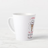 Tasse Latte Jeu de crème glacée mignonne (Angle gauche)