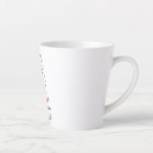 Tasse Latte Jeu de crème glacée mignonne (Droite)
