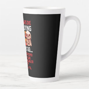 Tasse Latte Jeu De Joueur Quand Je Joue À Jeu Vidéo