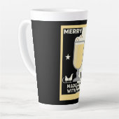 Tasse Latte Jeu de Noël (Angle gauche)