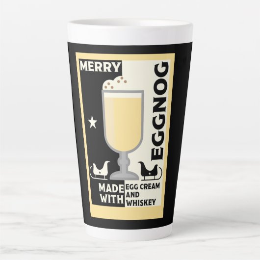 Tasse Latte Jeu de Noël (Devant)