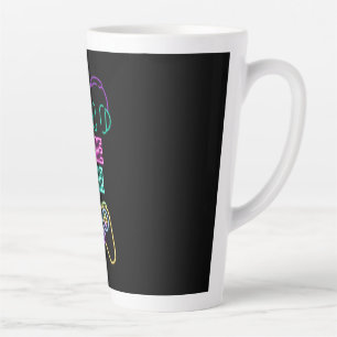 Tasse Latte Jeu vidéo du cool Neon.