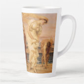 Tasse Latte Jeunes Filles Grecques Ramassant des Cailloux par  (Droite)