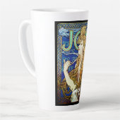 Tasse Latte JOB par Alphonse Mucha (Angle gauche)