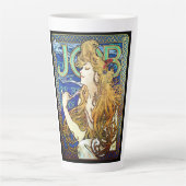 Tasse Latte JOB par Alphonse Mucha (Devant)
