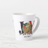 Tasse Latte Joie Au Monde Nativité Noël  (Angle droit)