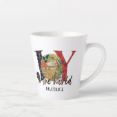 Tasse Latte Joie Au Monde Nativité Noël  (Droite)