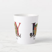 Tasse Latte Joie Au Monde Nativité Noël  (Devant)