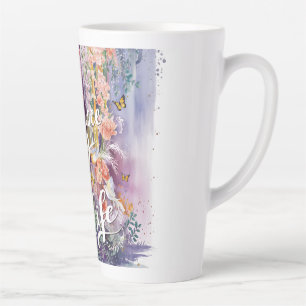 Tasse Latte Joie De La Vie