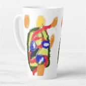 Tasse Latte joie de Noël (Angle gauche)