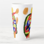 Tasse Latte joie de Noël (Devant)