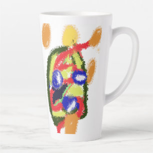 Tasse Latte joie de Noël